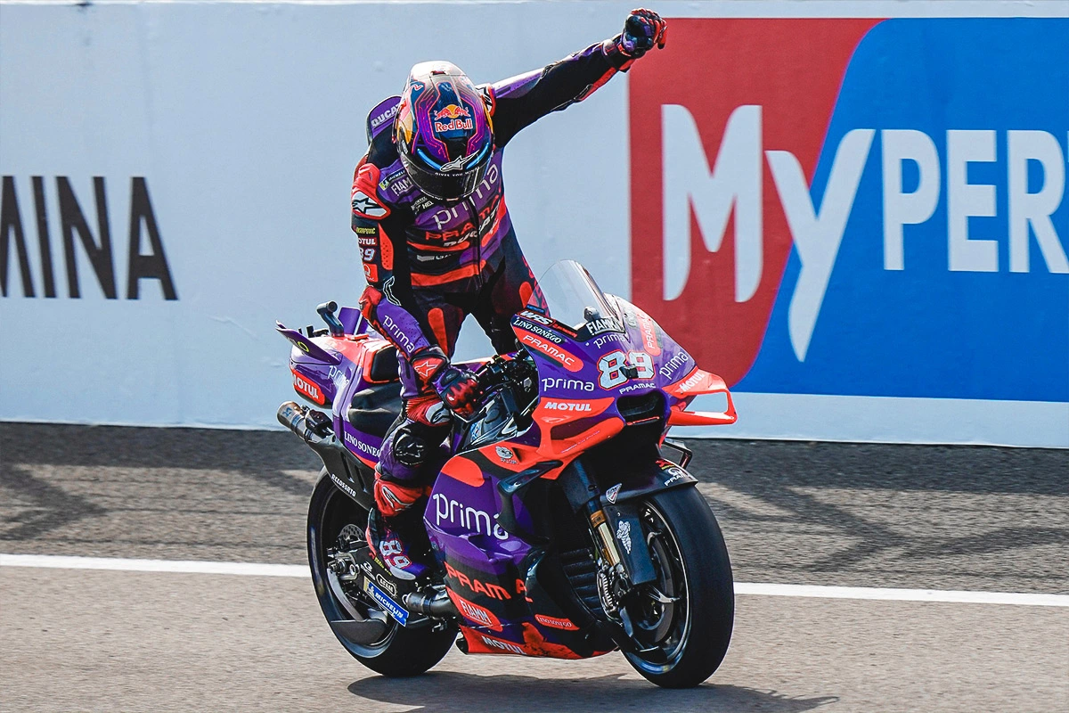 Jorge Martin leads MotoGP Indonesia 2024